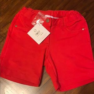 Girls Hanna Anderson red shorts size 110 (USA 5)